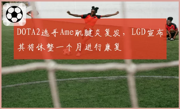 DOTA2选手Ame肌腱炎复发，LGD宣布其将休整一个月进行康复