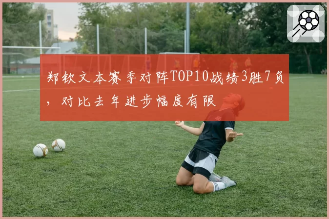 郑钦文本赛季对阵TOP10战绩3胜7负，对比去年进步幅度有限